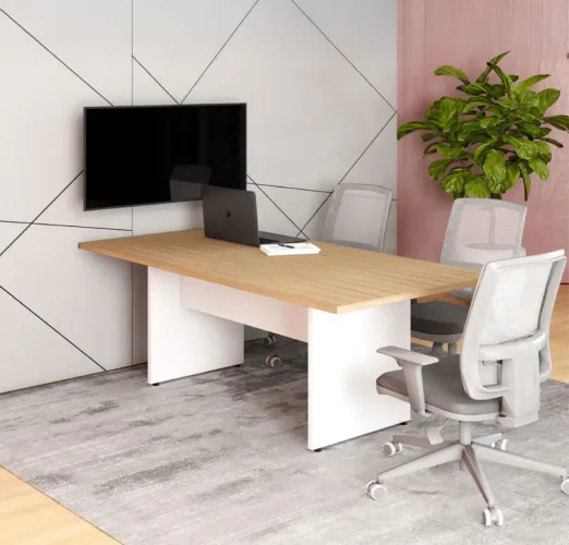 MESA DE REUNIAO EMPRESA/ESCRITORIO 2.00x1.00 - LOJA IKONMIXOFFICE