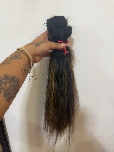Mega Hair Morena Iluminada Cabelo Humano