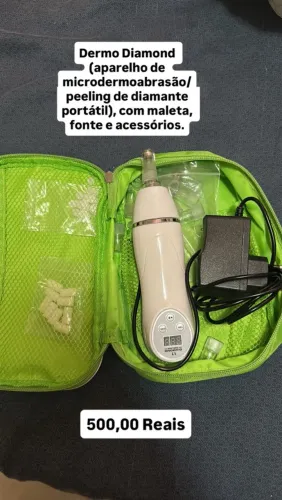 Dermo Diamond (aparelho de microdermoabrasão/ peeling de diamante portátil)