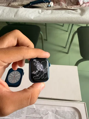 Apple Watch séries 7 41mm azul metálico + GPS