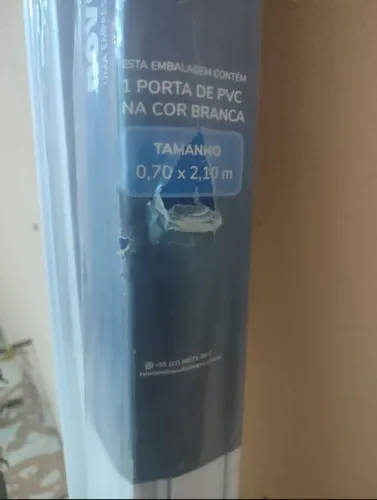 2 Portas de PVC Novas - 70x210 cm.