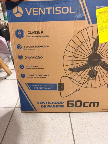 Ventilador Ventisol de 60 lacrado