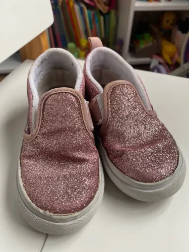 Tênis vans slip on glitter 24