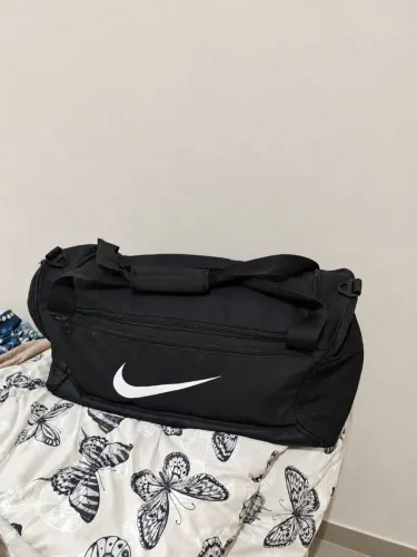Bolsa Nike Brasilia (média) (60l) Preta Cor Preto Liso<br>