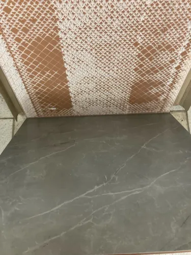 Piso cinza retificado 75x75