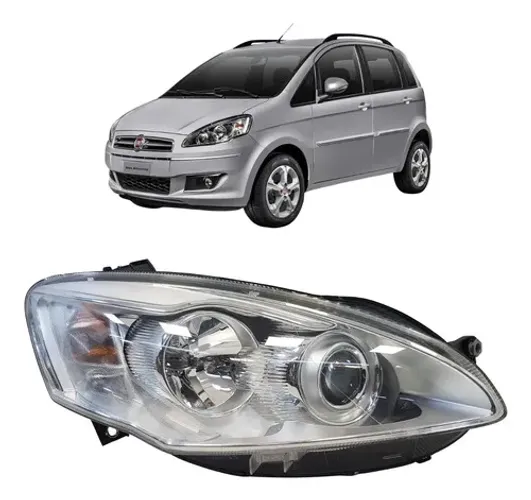 Farol Direito Cromado Fiat Idea 11/16 MP4749
