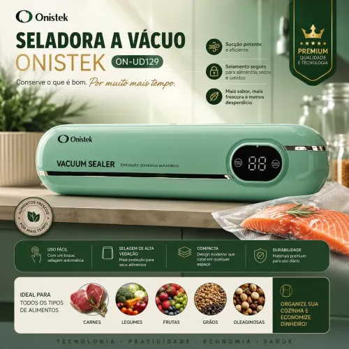 Seladora a Vácuo Onistek Vacuum Sealer ON-UD129