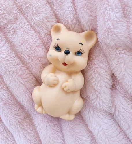 Urso vintage de borracha