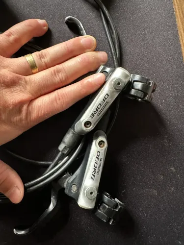 Par de freio Shimano Deore M615 revisado