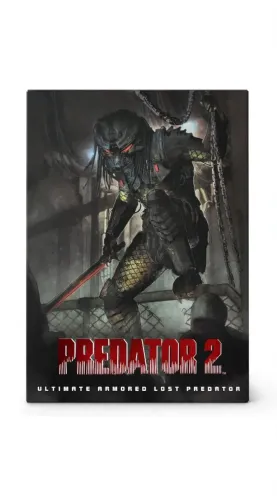 Predator 2 Ultimate Armored Lost Predator NECA 18cm Original LED Completo