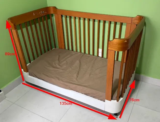CÔMODA + BERÇO NIDO MATIC EVOLUTIVO (3 EM 1)