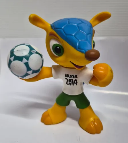 Boneco Fuleco Mascote Copa 2014 Fifa Brasil - 13 cm