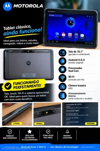 MOTOROLA TABLET 10,1