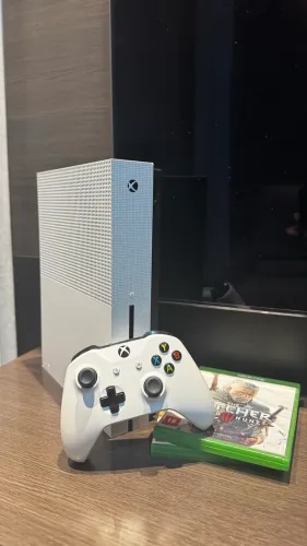 Xbox One S, zerado, garantia, parcelo cartão