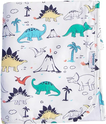 Cueiro aflanelado Biramar Baby Dinossauro