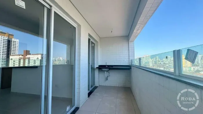 Apartamento no Macuco com 2 dormitórios, suíte e lazer