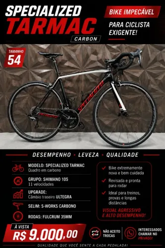 Bike Speed Specialized Tarmac Carbono