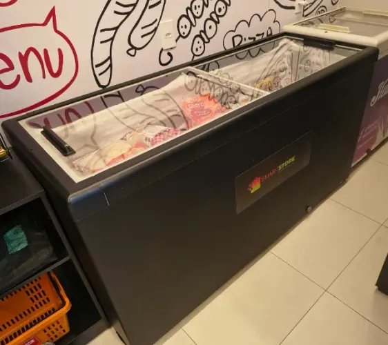 Freezer horizontal expositor Metalfrio 500 litros