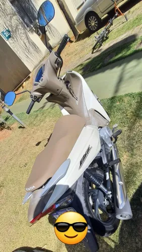 Vendo Honda Biz 125 Ex Branco Perolizado
