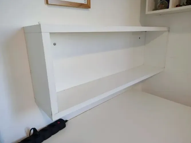 Nicho retangular em MDF branco