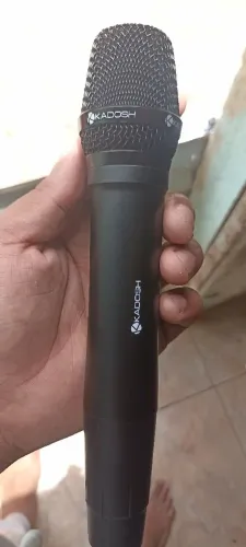 Microfone Sem Fio Duplo Profissional Kadosh K-502M