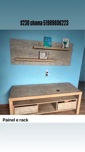 Vendo rack e painel