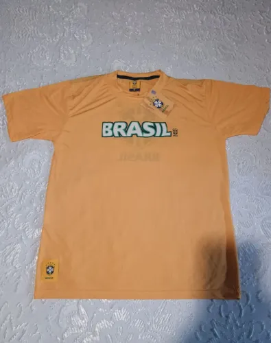 Camiseta Brasil kit 02 Camiseta G Amarela