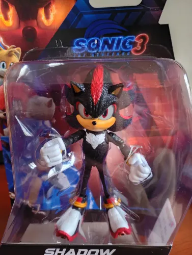 Boneco/Action Figure Shadow de Sonic 3 (Lacrado)