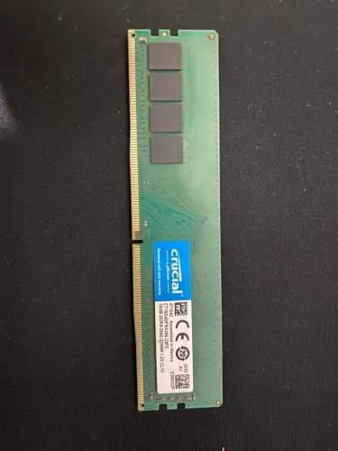 Memória RAM Crucial 16GB DDR4 2666MHz Desktop