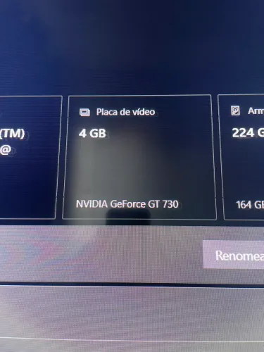 Placa de vídeo  gt 730 4g