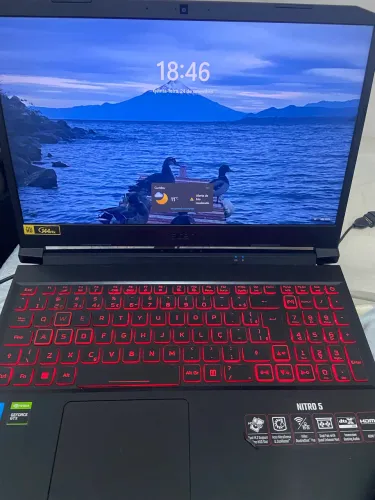 Acer Nitro 5 Gamer i5 11ª + GTX 1650 4GB + 16GB RAM + SSD 512GB + 144Hz