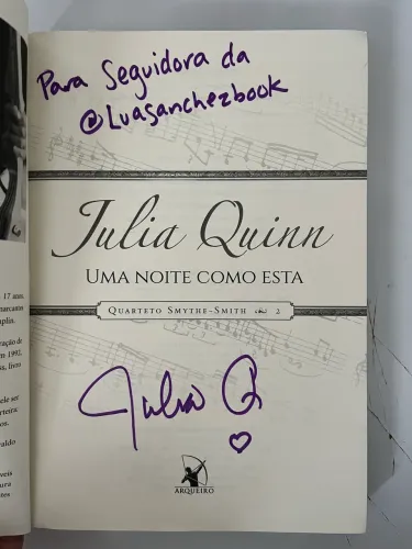 Uma noite como esta com AUTÓGRADO Julia Quinn