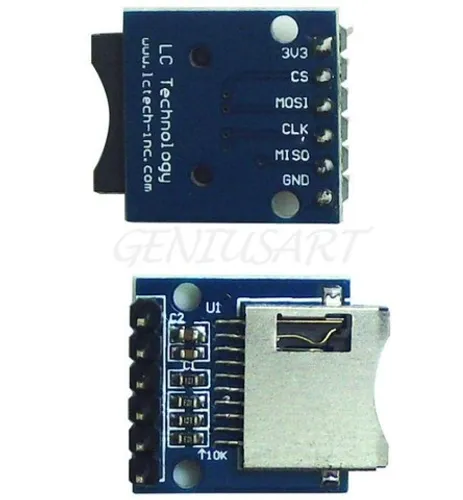 COD-AM115   Modulo Leitor De Cartão Micro Sd   Arduino Automação Robotica
