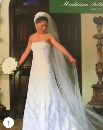 Vestido de noiva MADALENA SALIM 34/36