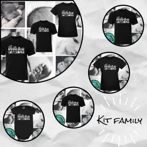 Camisetas familia skull