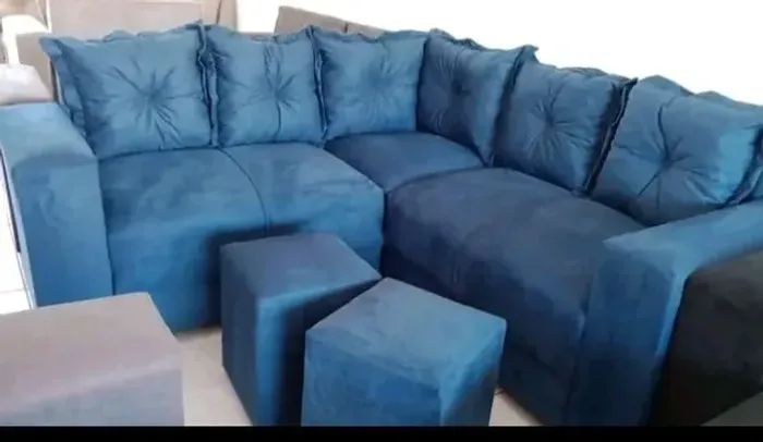 Sofá de canto, conforto garantido