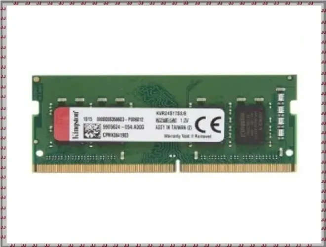 Memória Ram 8 Gb Value Kingston Ddr4 - Sdram 2400 Mhz para notebooks