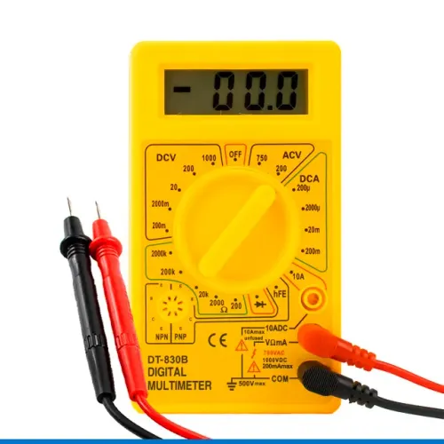 Multímetro Digital Profissional Portátil Corrente Ac + Dc Tensão 200M~600V