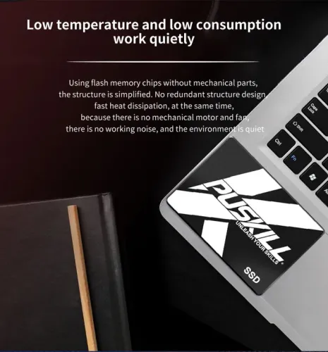 SSD PUSKILL 128GB -  Silencioso e Rápido! 