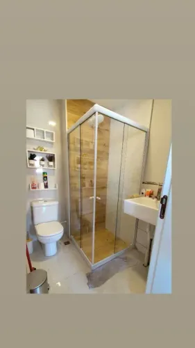 Box em L com kit branco