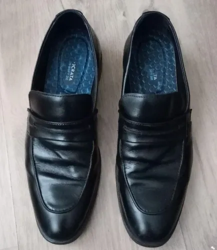 SAPATO SOCIAL MASCULINO 'DEMOCRATA  SMART COMFORT MADISON HI-SOFT PREMIUM,  NÚMERO 40