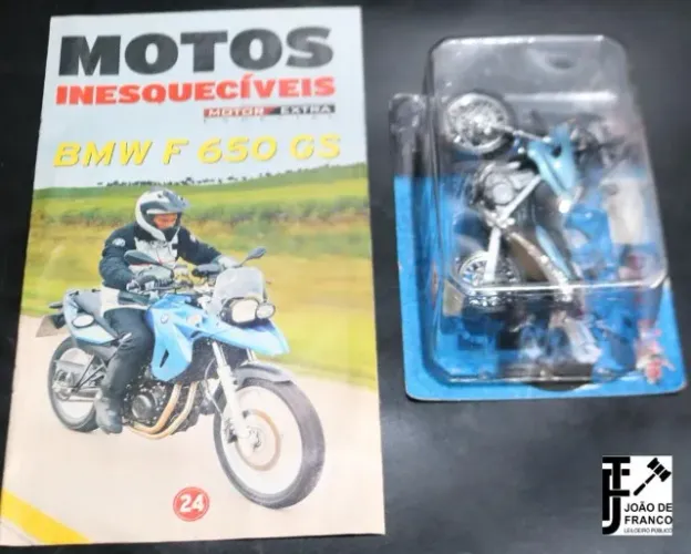 Motos Inesquecíveis Bmw F 650 Gs 1/18 (lacrado) + Fascículo