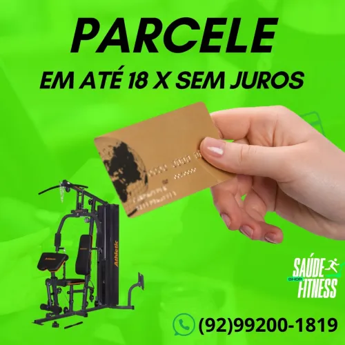 Estação de musculação Athletic 520M- 45 exercícios 