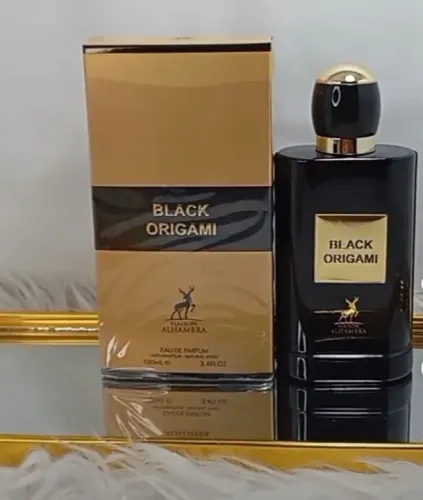 PERFUME ÁRABE BLACK ORIGAMI - 100 Original - Lacrados 