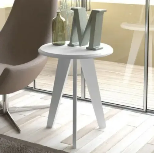 Mesa lateral branca ou cores diversas