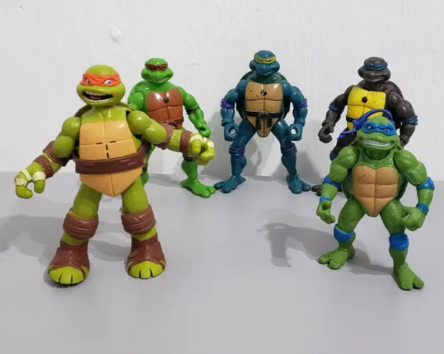 Boneco tartaruga ninja 5 bonecos ler descrição 