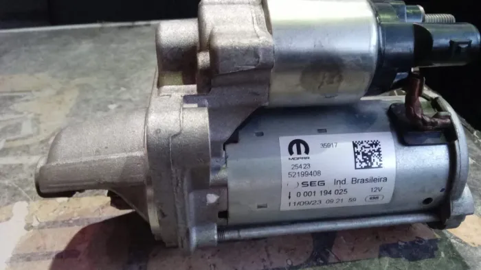 Motor Arranque Fiat Argo Cronos Mobi 2023 1.0 3cc Original 