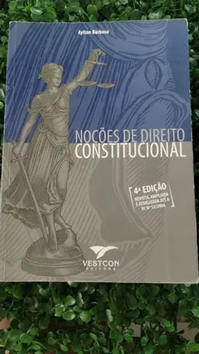 Livro para concurso público noções de direito constitucional autor Aylton Barbosa