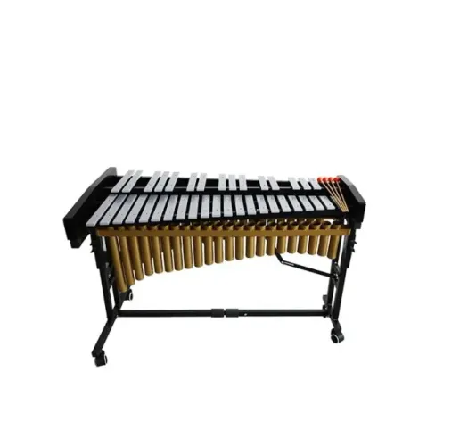 Marimba 37 notas aluminio luthieria prosperar Madeira Nobre Com Suporte Rodinhas Baquetas
