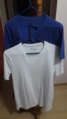 Kit camisetas masculinas 100% algodão tamanho P da DLZ  novas 